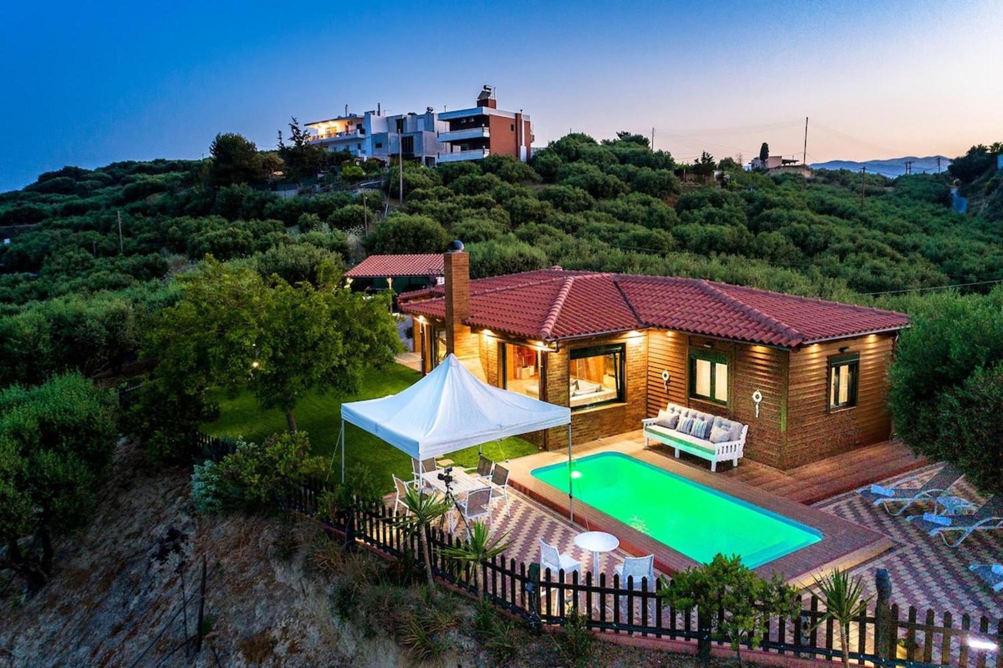 Sofia'S Place Private Pool Heraklion  ภายนอก รูปภาพ